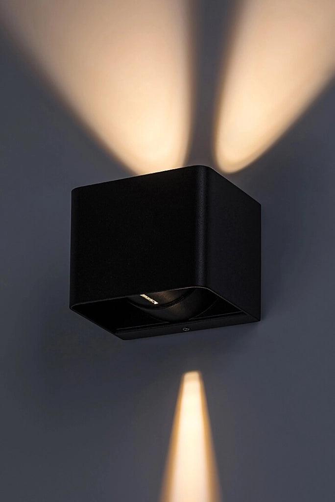 Applique esterno moderno antracite LED 10W IP54 Rabalux Hallstatt