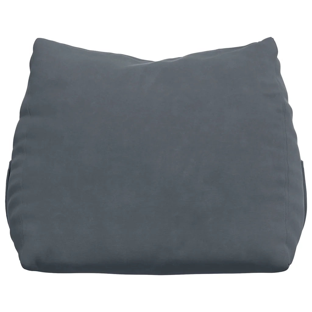 Cuscino per Schiena | Cuscino dorsale Grigio scuro 45 x 20 x 35 cm