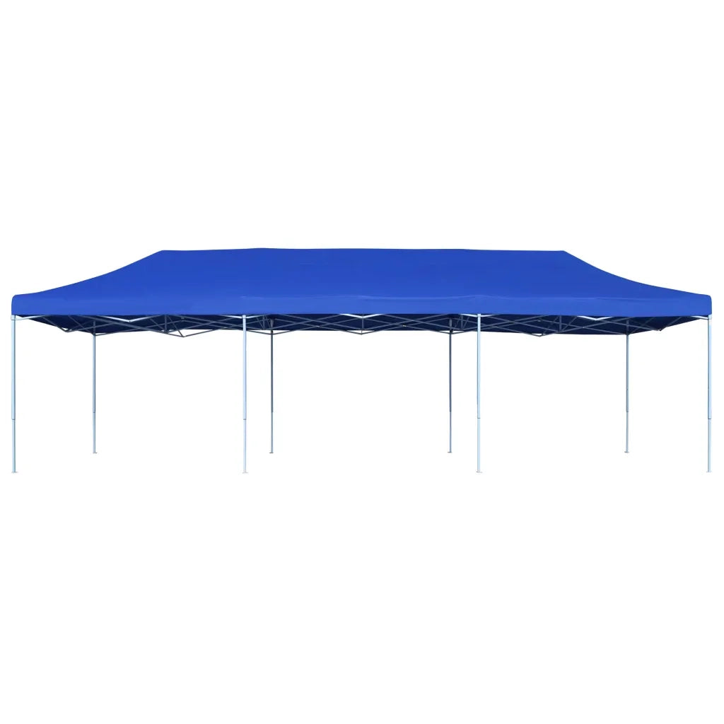 Gazebo | Pergolato Pieghevole Pop-Up 3x9 m Blu