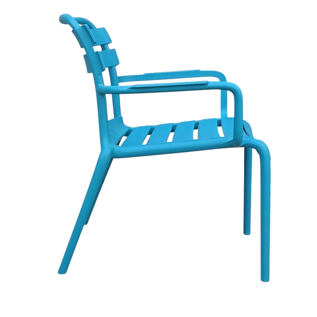 POLTRONA RACHELE 64X74XH80CM BLU.