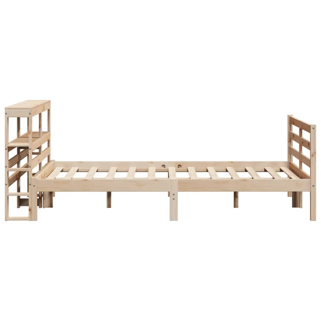 Letto senza Materasso 120x200 cm in Legno Massello di Pino