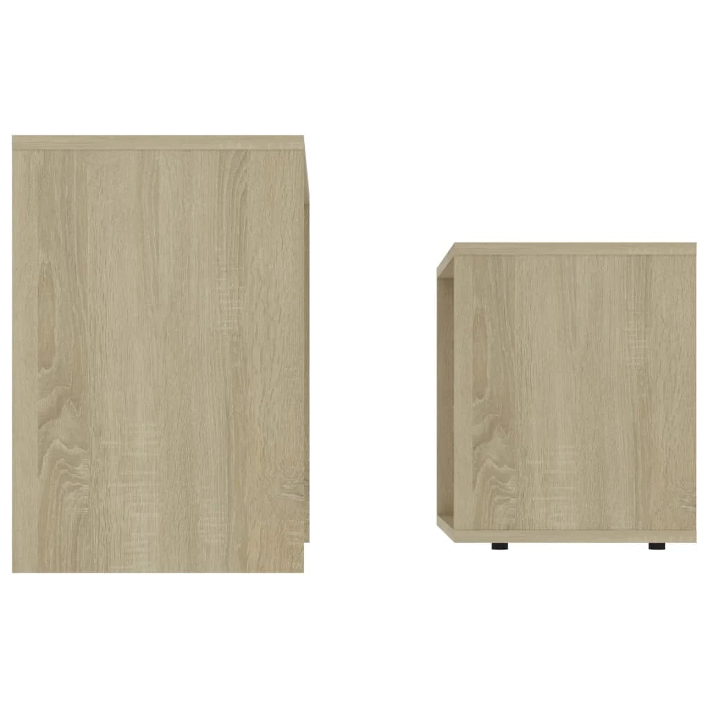 Set di tavolini da caffè Sonoma 48 x 30 x 45 cm legno ingegnerizzato marrone 02_0042123
