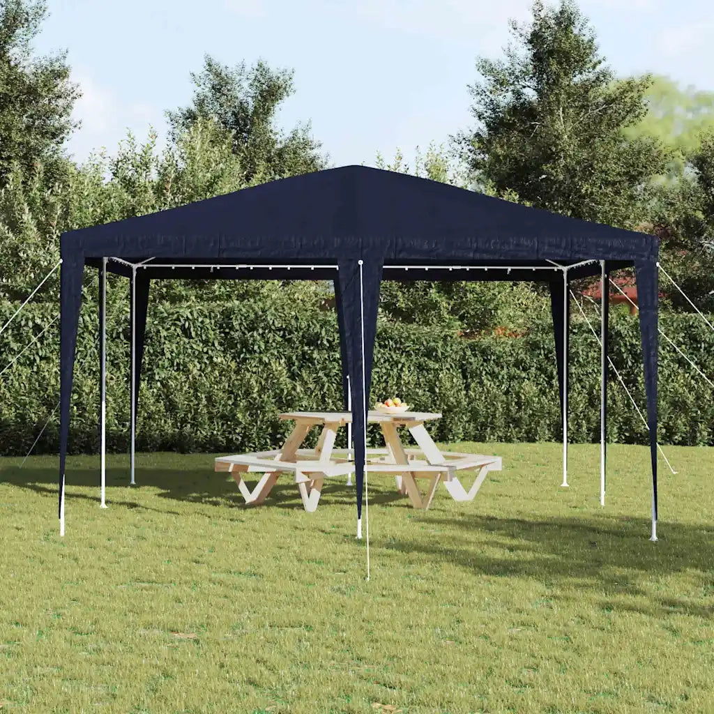 Tenda Party Blu 400 x 400 x 266 cm Polietilene e Acciaio 42003422