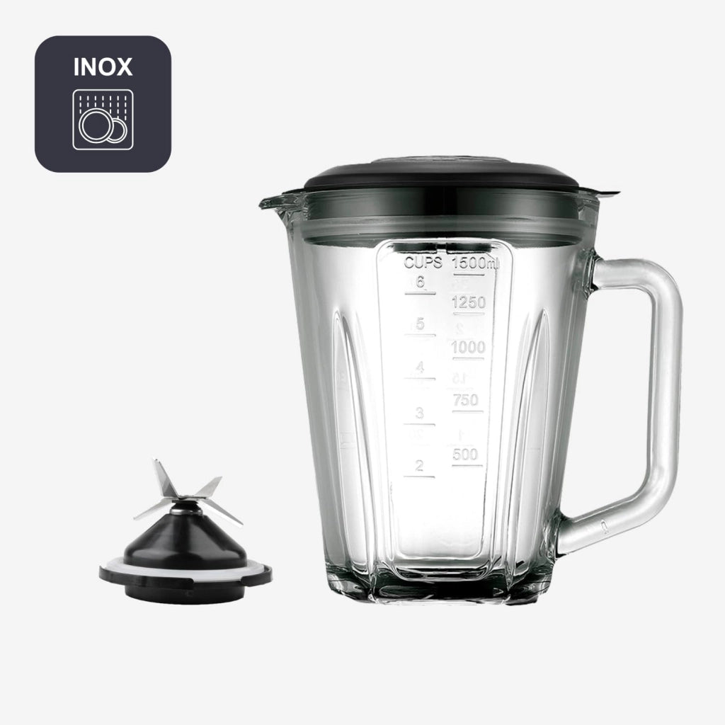 Frullatore con Caraffa Vetro 800W