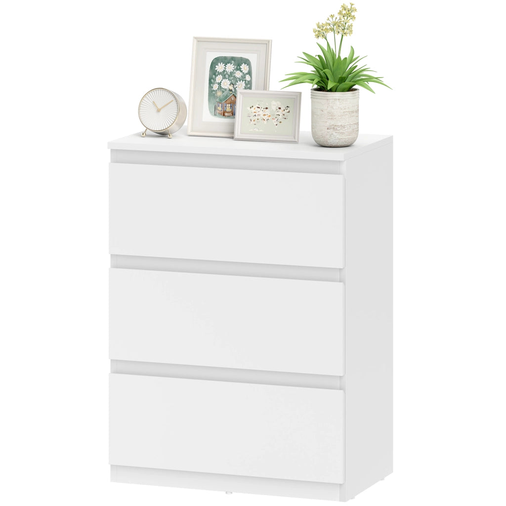 Cassettiera con 3 cassetti ¨C Minimal ¨C bianco 60x40x