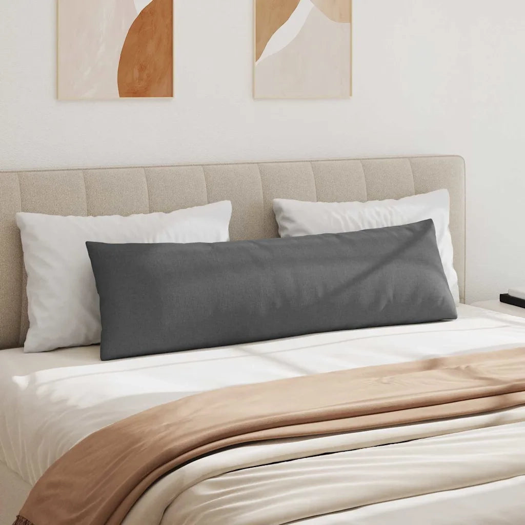 Cuscini da Divano 2 pcs Grigio scuro 145 x 40 cm Tessuto 42013826