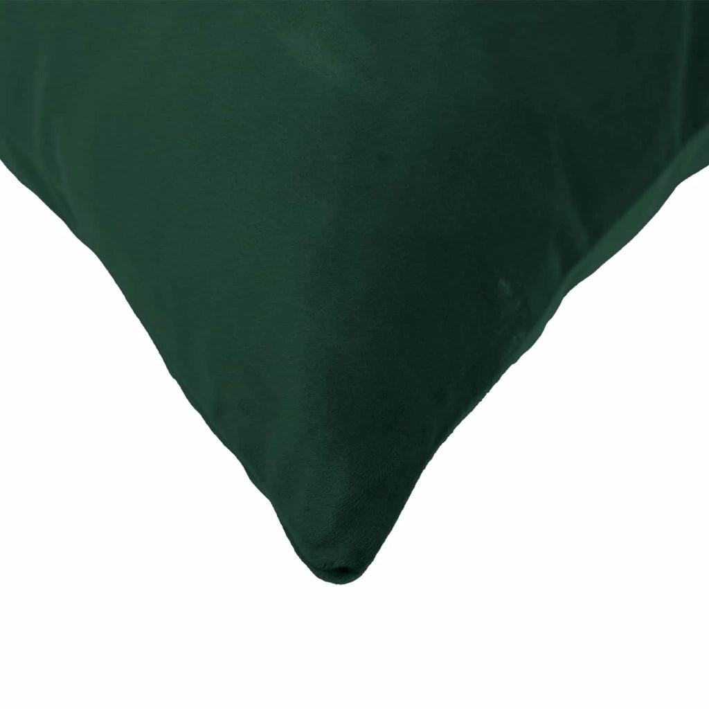 Federa 6 pcs HEERLEN Verde Scuro 30 x 30 cm Velluto 907372