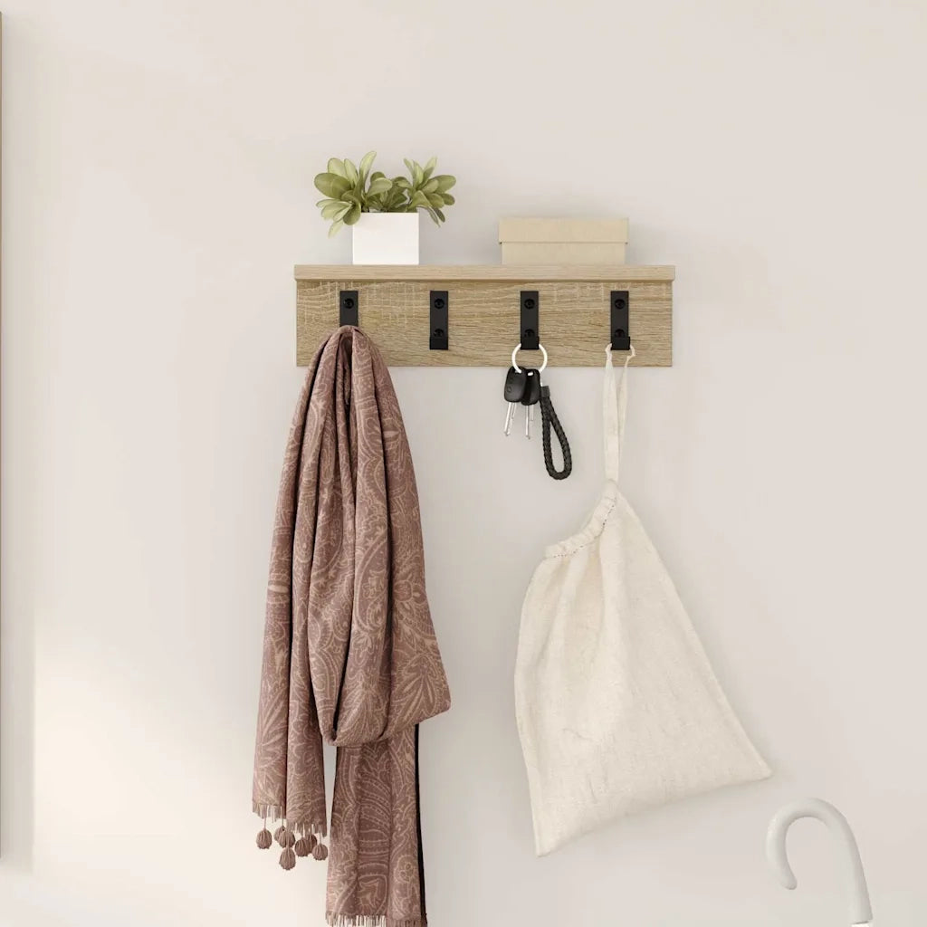 Appendiabiti a muro Rovere Sonoma 40 x 10,5 x 10,5 cm CFW8577552