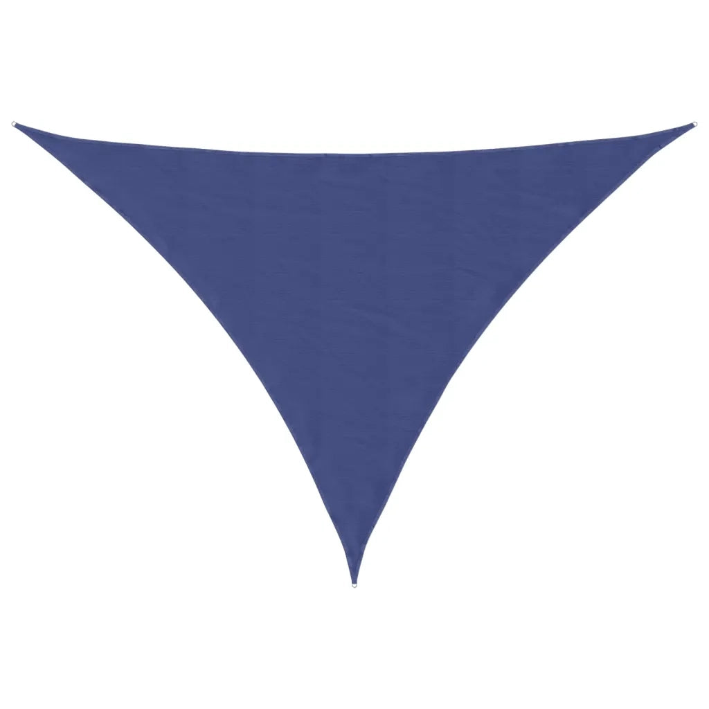 Parasole a Vela Oxford Triangolare 5x5x6 m Blu 135568