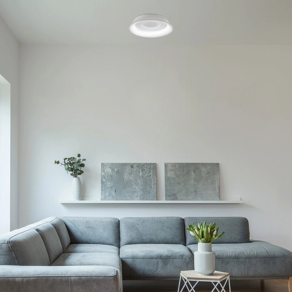 Plafoniera LED Rabalux Veller rotonda bianca 43cm 36W CCT