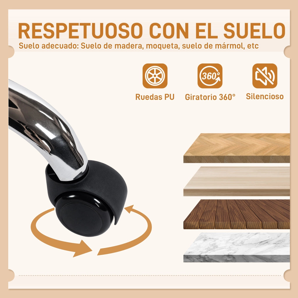 Sedia da Ufficio Girevole con Schienale Alto ¨C Xylo ¨C Bianco, Seduta Imbottita, Altezza Regolabile