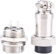 Connettore a 2 pin a vite tipo schroef per applicazioni elettriche Gx16