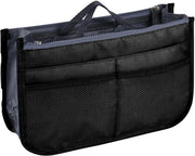 Organizzatore multi-compartmente per borse, 28,5 x 18,5 x 10 cm (nero)