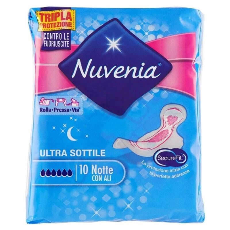 NUVENIA GOODNIGHT ULTRA CON ALI 10 PEZZI TRIPLA PROTEZIONE