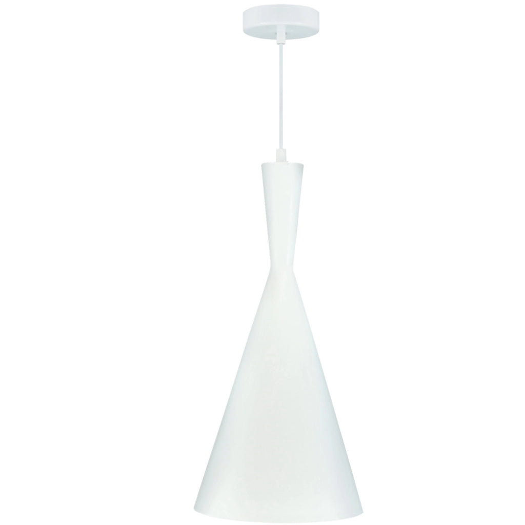 Lampada a sospensione bianco-oro Modern E27 Polux 150cm