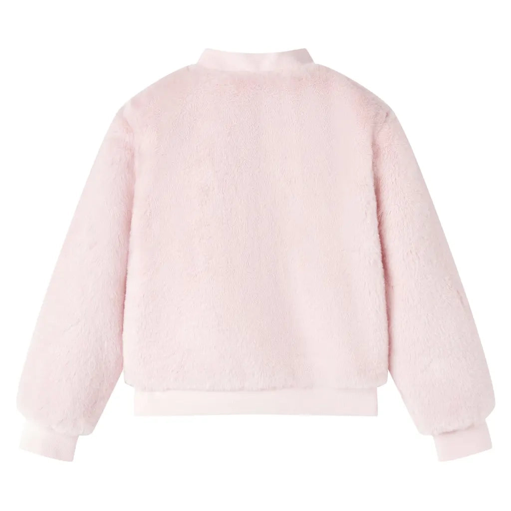 Giacca per Bambini in Pelliccia Sintetica Rosa 104 14250