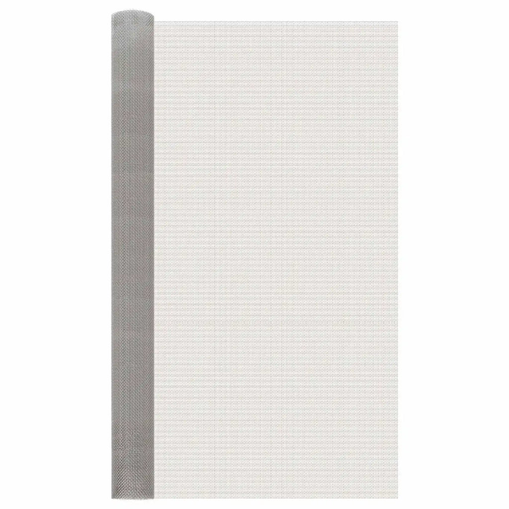 Rete per schermatura 120 x 200 cm 6 Mesh Argento 42039659