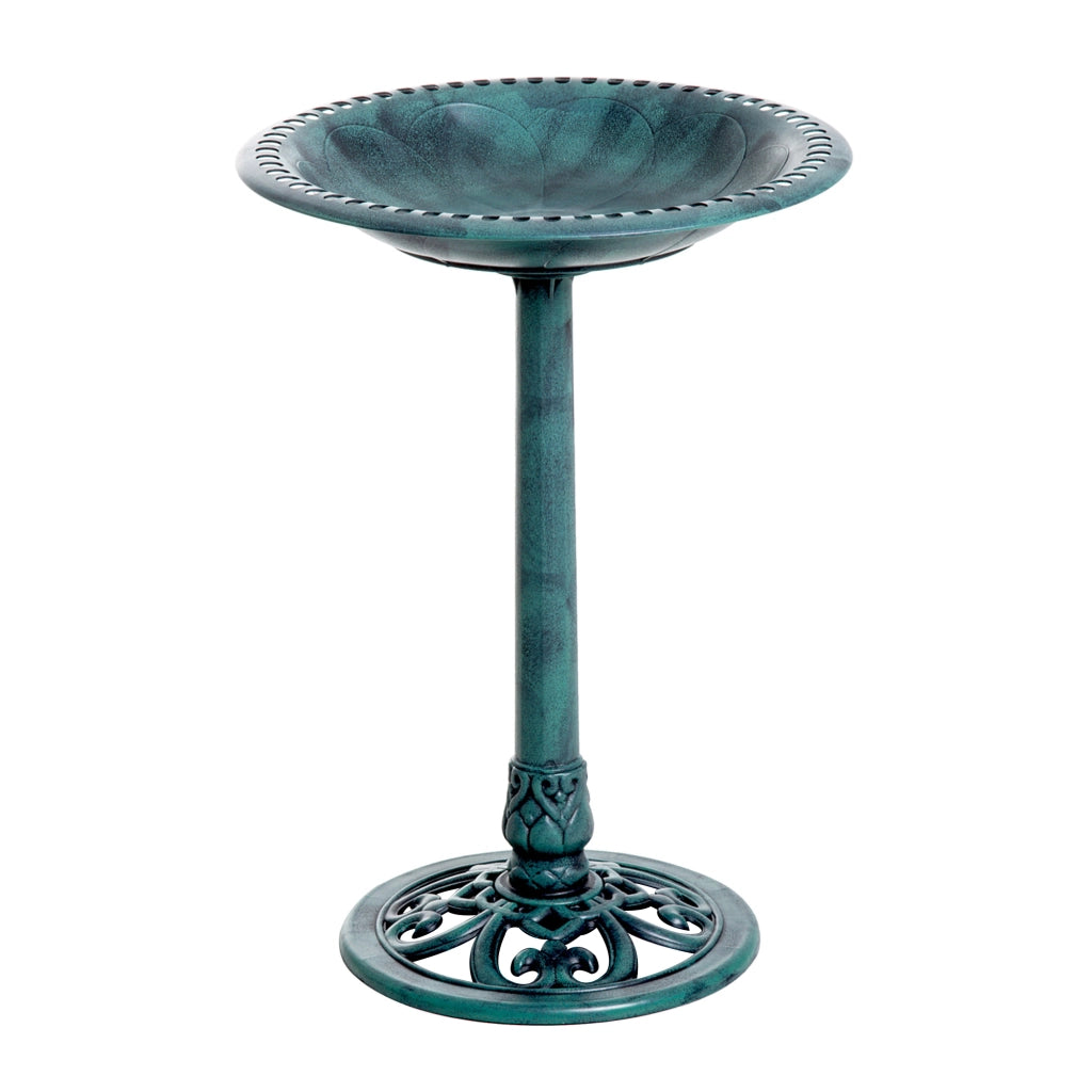 Abbeveratoio per Uccelli Vintage ¨C Xylo ¨C Verde Shabby Chic 50x50x69,5cm