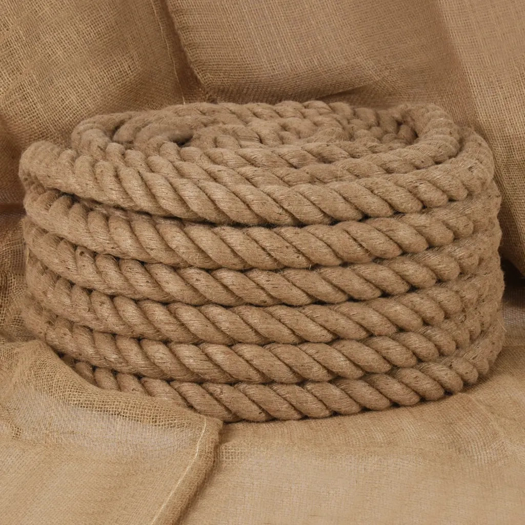 Corda in Juta Lunga 25 m Spessa 30 mm