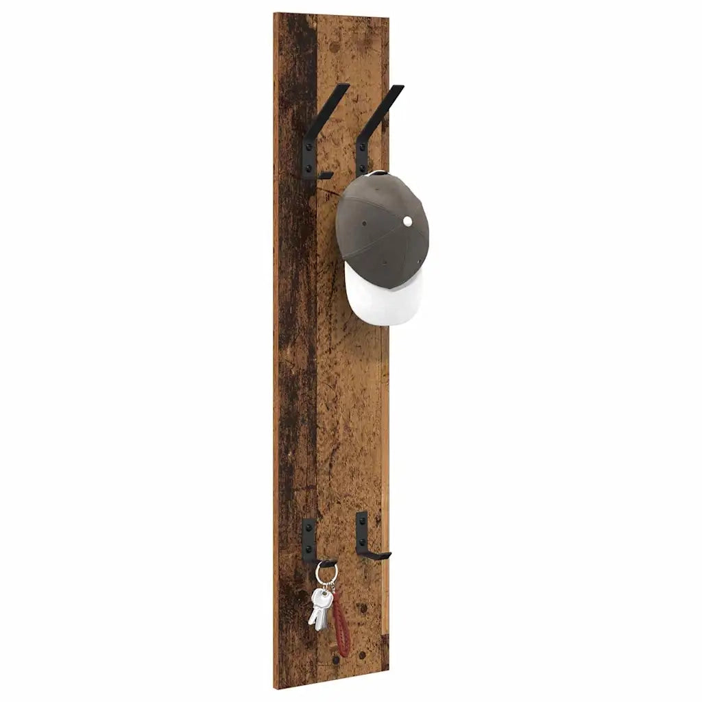 Appendiabiti a muro Legno vecchio 20 x 1,5 x 100 cm 874465