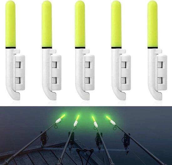 Kit di pesca notturna Premium con 5 lucciole a giro e LED per attirare insetti