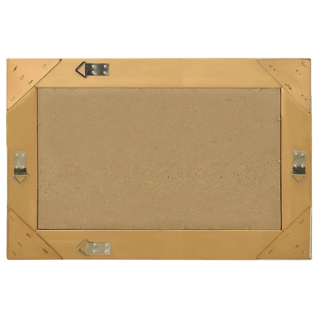 Specchio da Parete Stile Barocco-Specchio a Muro-Specchio Decorativo 60x40 cm Oro