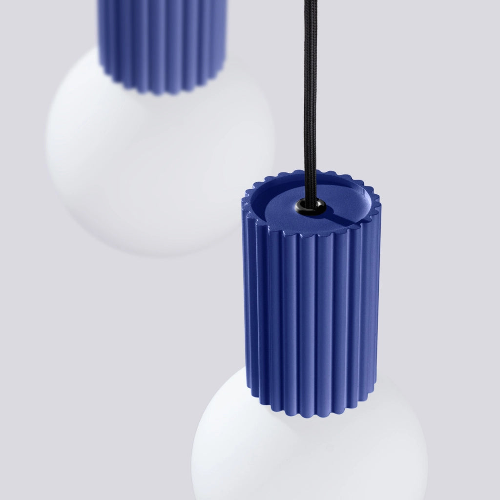 Lampada a sospensione HALO 3P ultramarine