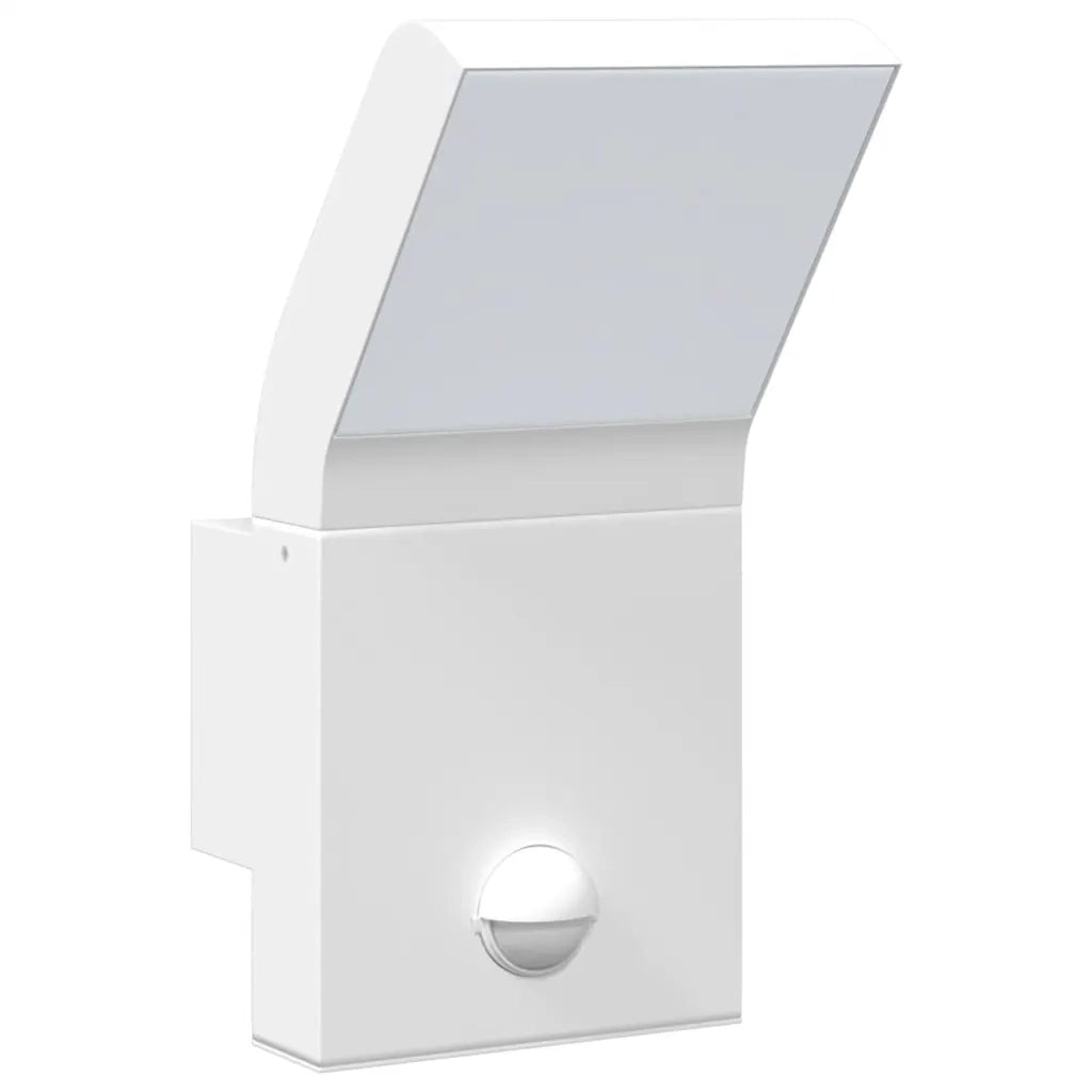 Applique con LED e Sensore Bianca in Alluminio Pressofuso 4006274