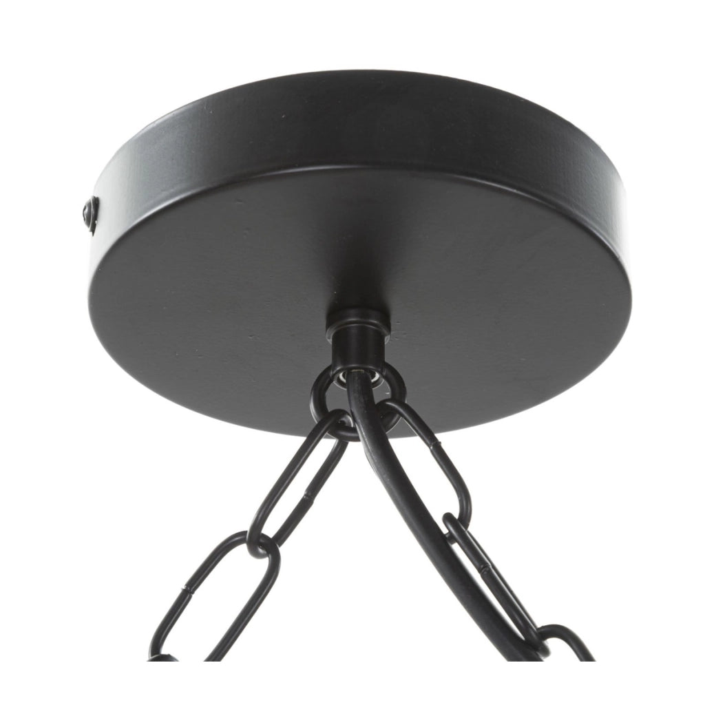 Lampada a Sospensione VKH74, Marrone, Corda, 80x15x120 cm
