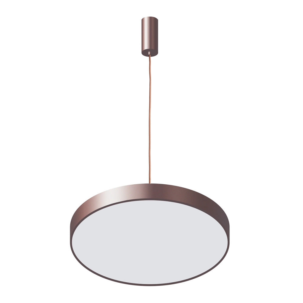 Sospensione Italux Orbital marrone LED 30W 4000K 40cm