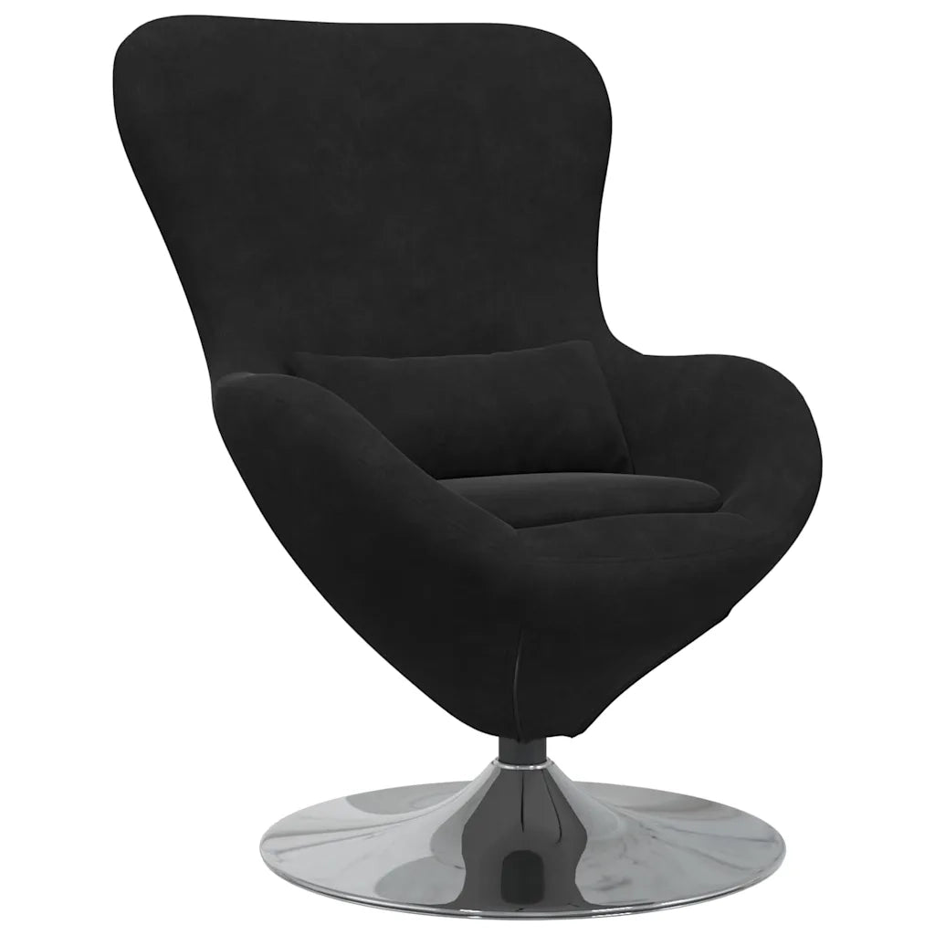 Poltrona uovo Nero Velluto 42002730