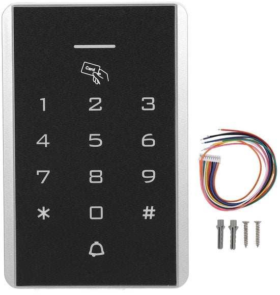 Sistema di Controllo di Accesso per Porta con tastiera a tasti, 2000 utenti, slot con codice, sistema di controllo di accesso, funzione Touch Key, materiale duraturo