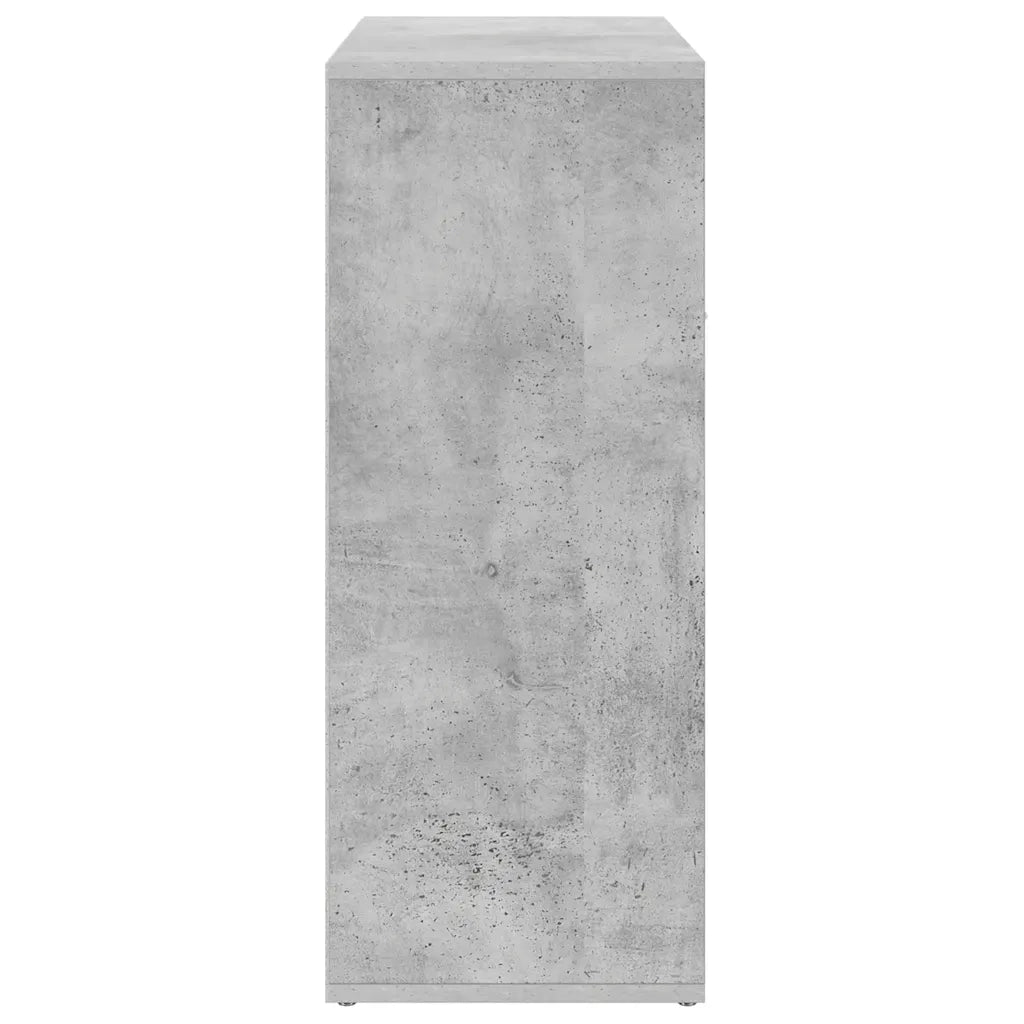 Credenza-Buffet-Armadio da cucina Grigio Cemento 60x30x75 cm in Legno Multistrato