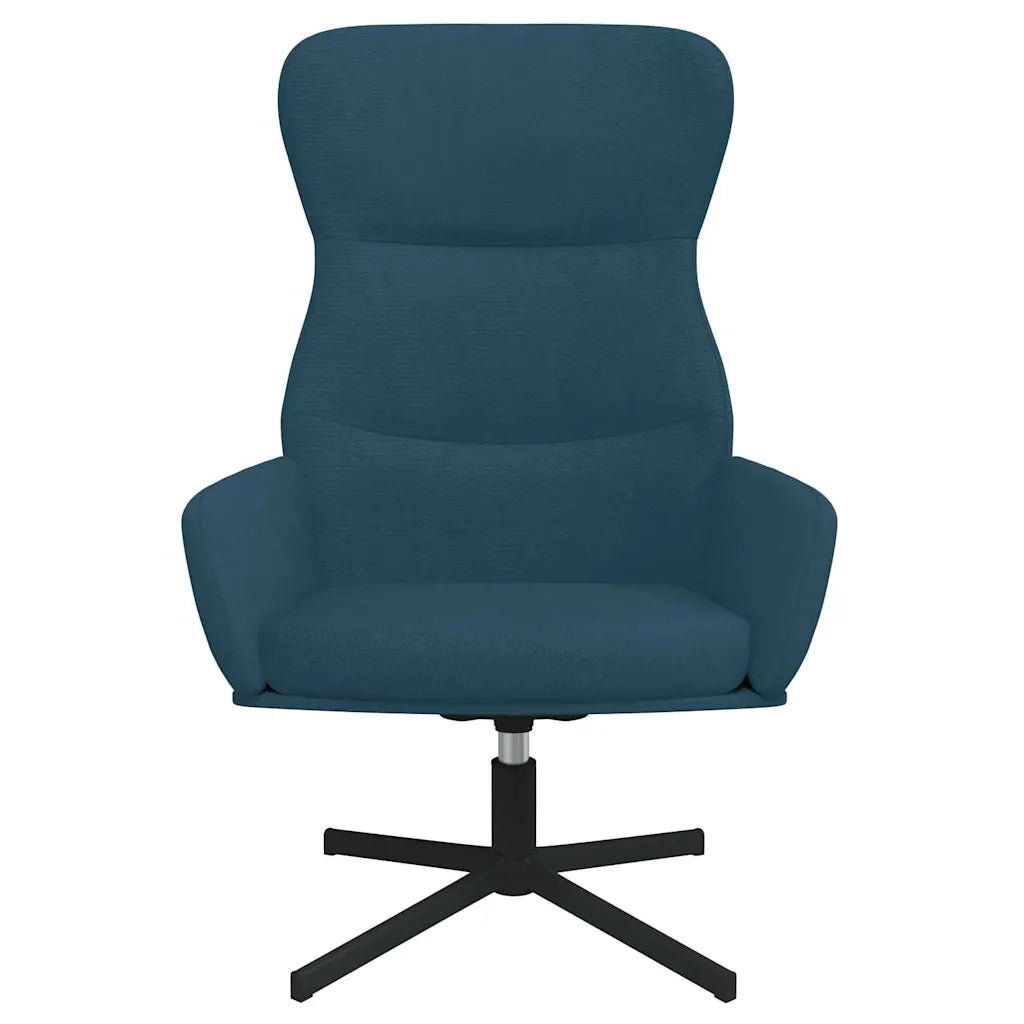 Poltrona Relax Blu in Velluto 341118