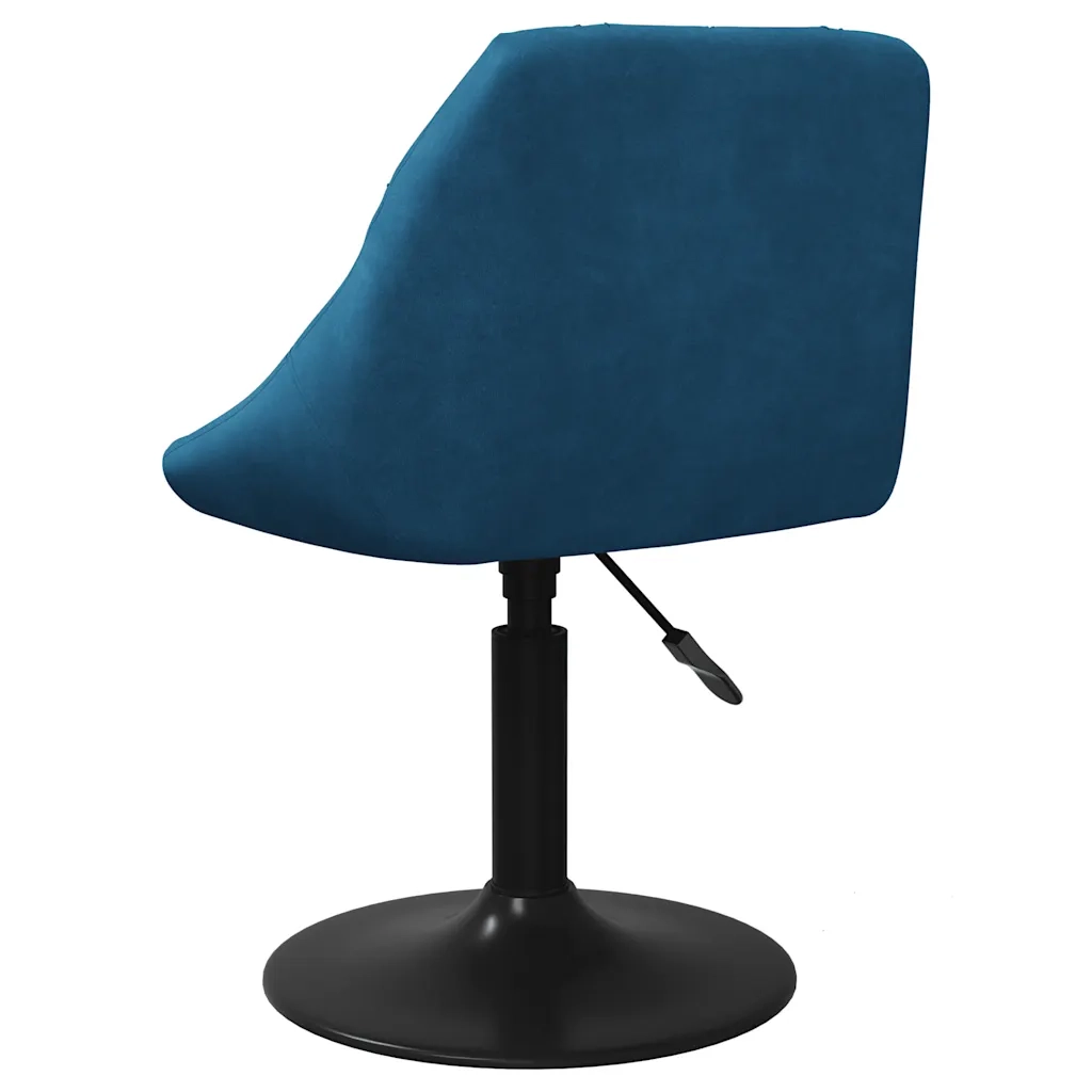Sgabello da Bar Blu in Velluto 335320