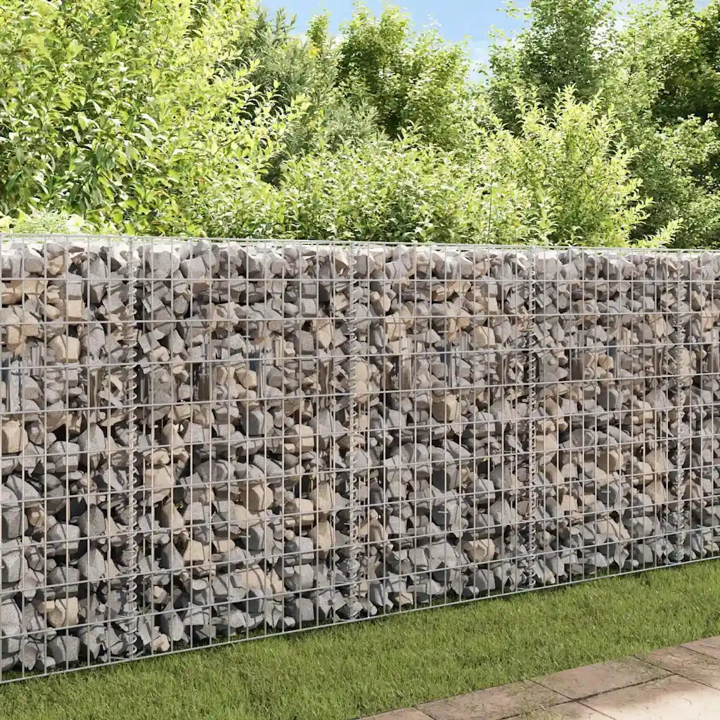 Gabbione in Acciaio Zincato 450x30x100 cm