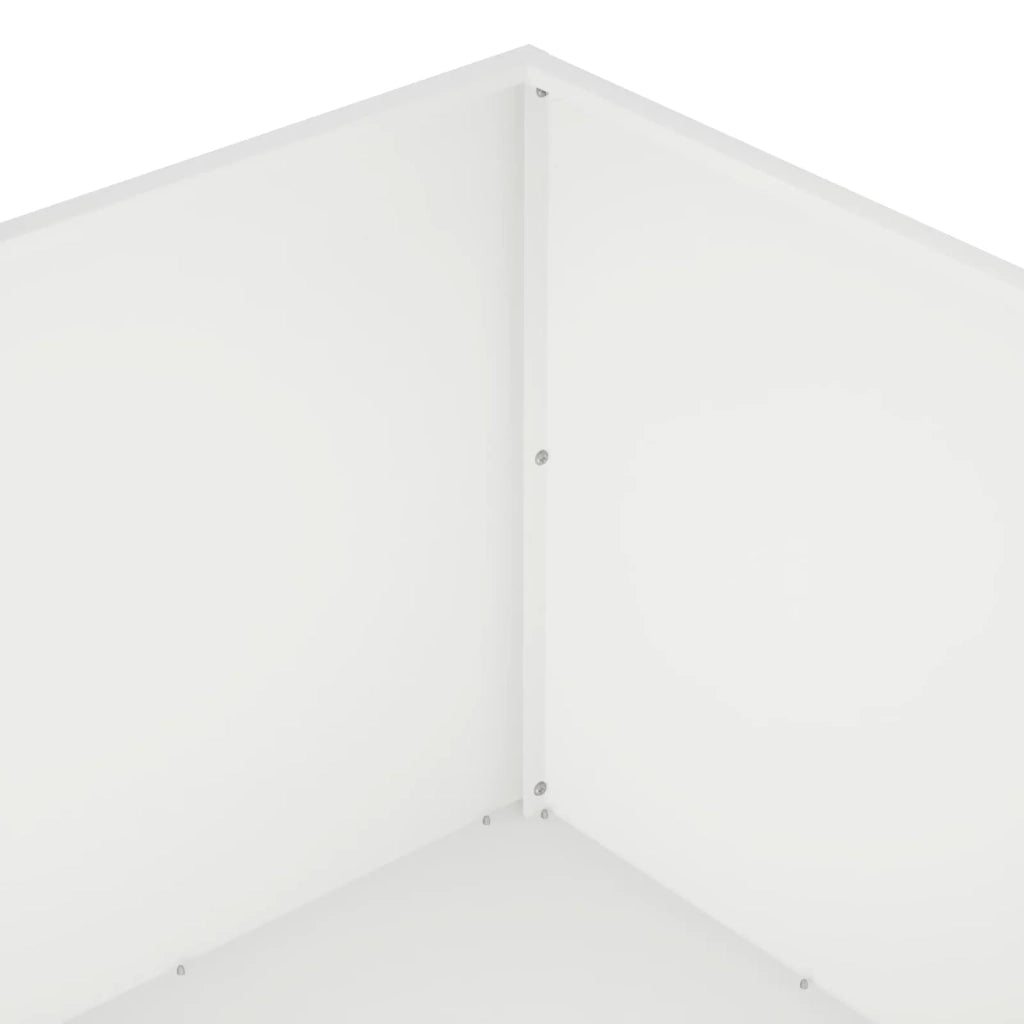Vaso da giardino Bianco 80 x 80 x 40 cm 8005108