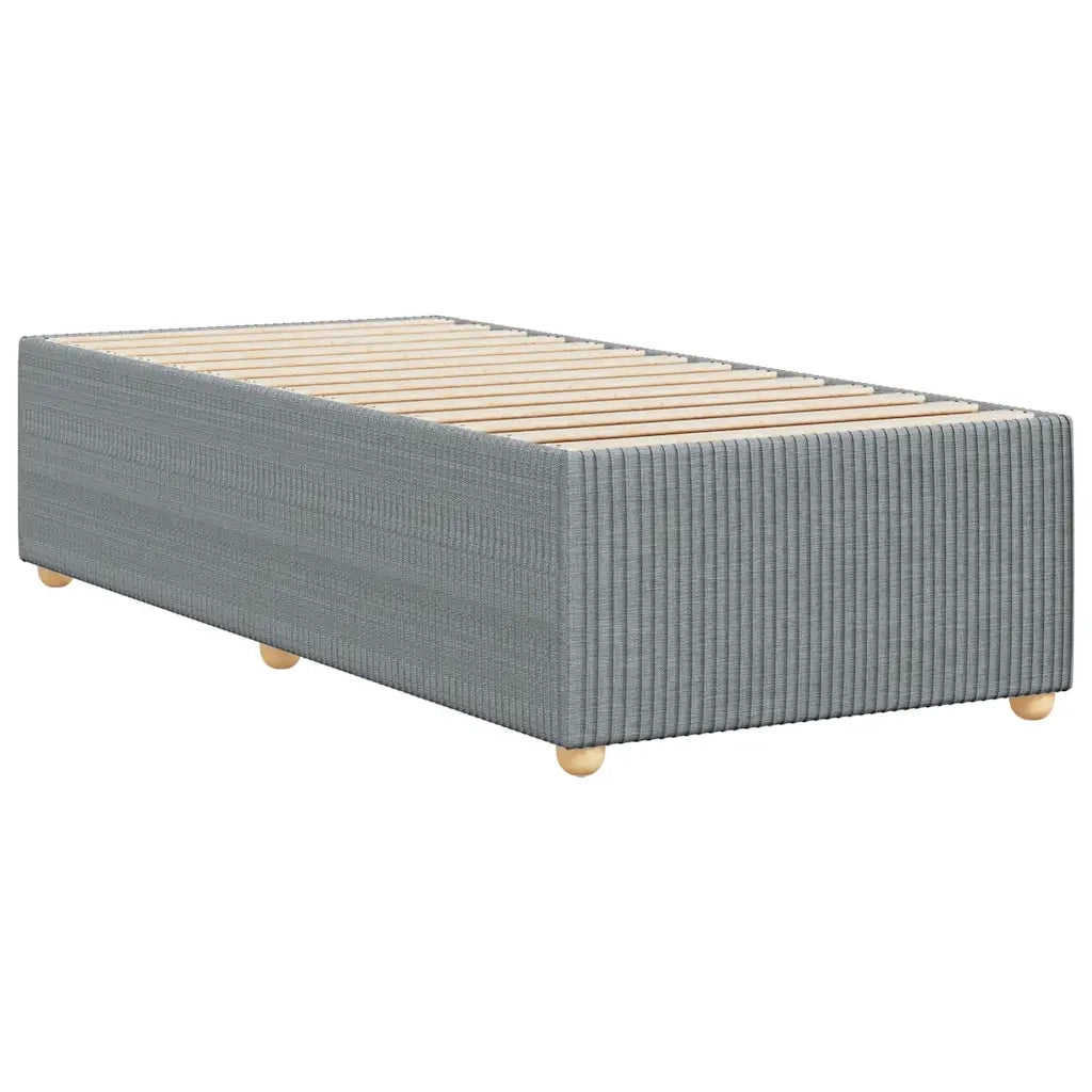 Giroletto senza Materasso Grigio Chiaro 90x190 cm Tessuto 3284900