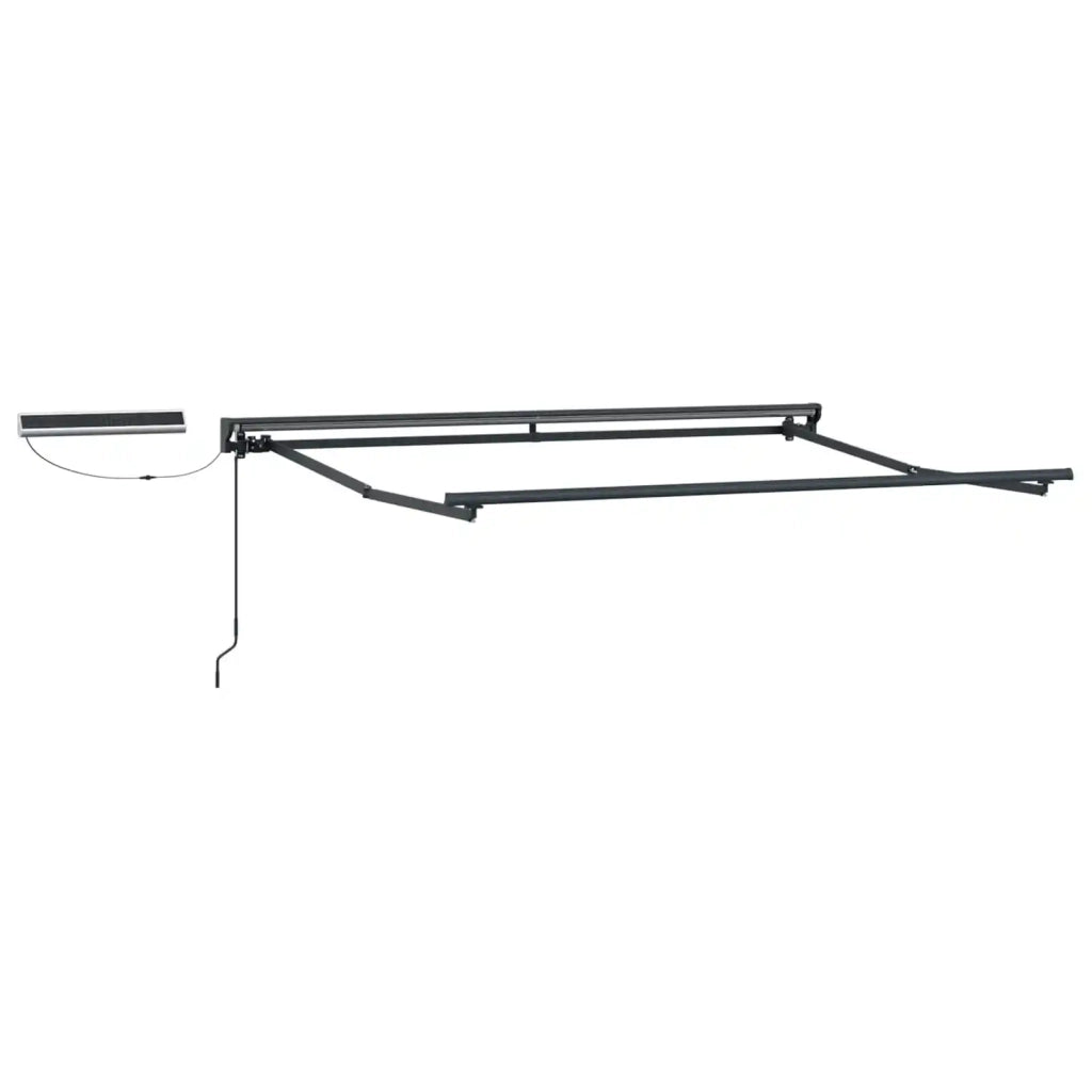 Tettuccio Elettrico Retrattile Blu, Bianco, Antracite 2,5 x 2 m 3421921