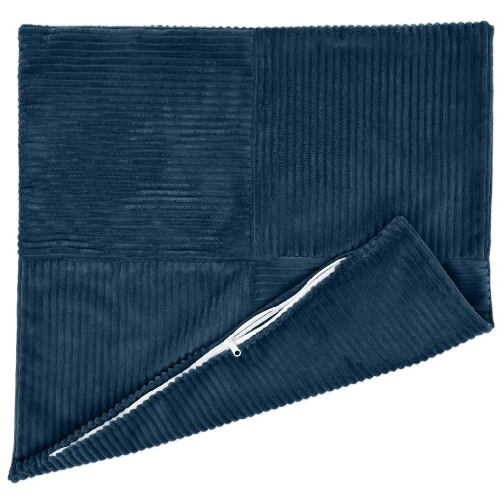 Federa 2 pcs ALMELO Blu navy 50 x 50 cm corduroy 914917