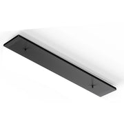 Rosone soffitto senza terra 12 luci nero 78cm CANOPY