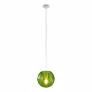 Sospensione Andromeda 1 Luce Verde E Bianco Luceart Design