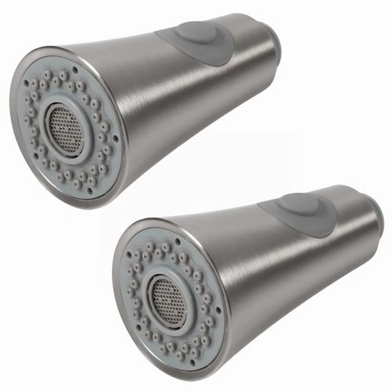 Vitello di rimpiazzo per rubinetto cucina - 2 modalità di getto - Sostenibile e facile da installare - Acciaio inox - Vitello per rubinetto cucina spray - Adatto per ogni applicazione