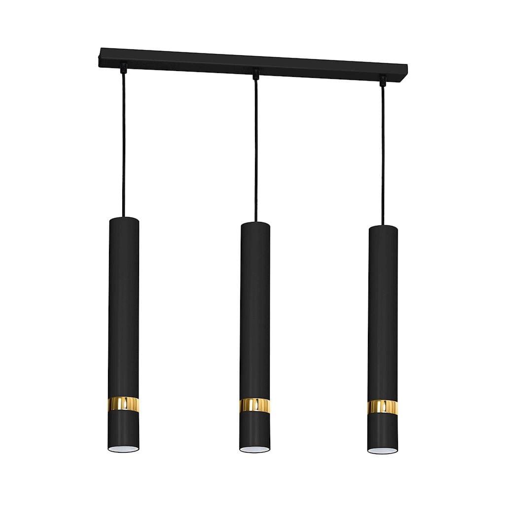Lampada a sospensione Milagro Joker 3xGU10 nero oro
