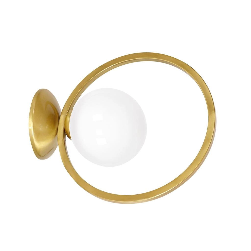 Applique 1 luce Vienna Milagro MLP5572 oro/bianco E14 40W