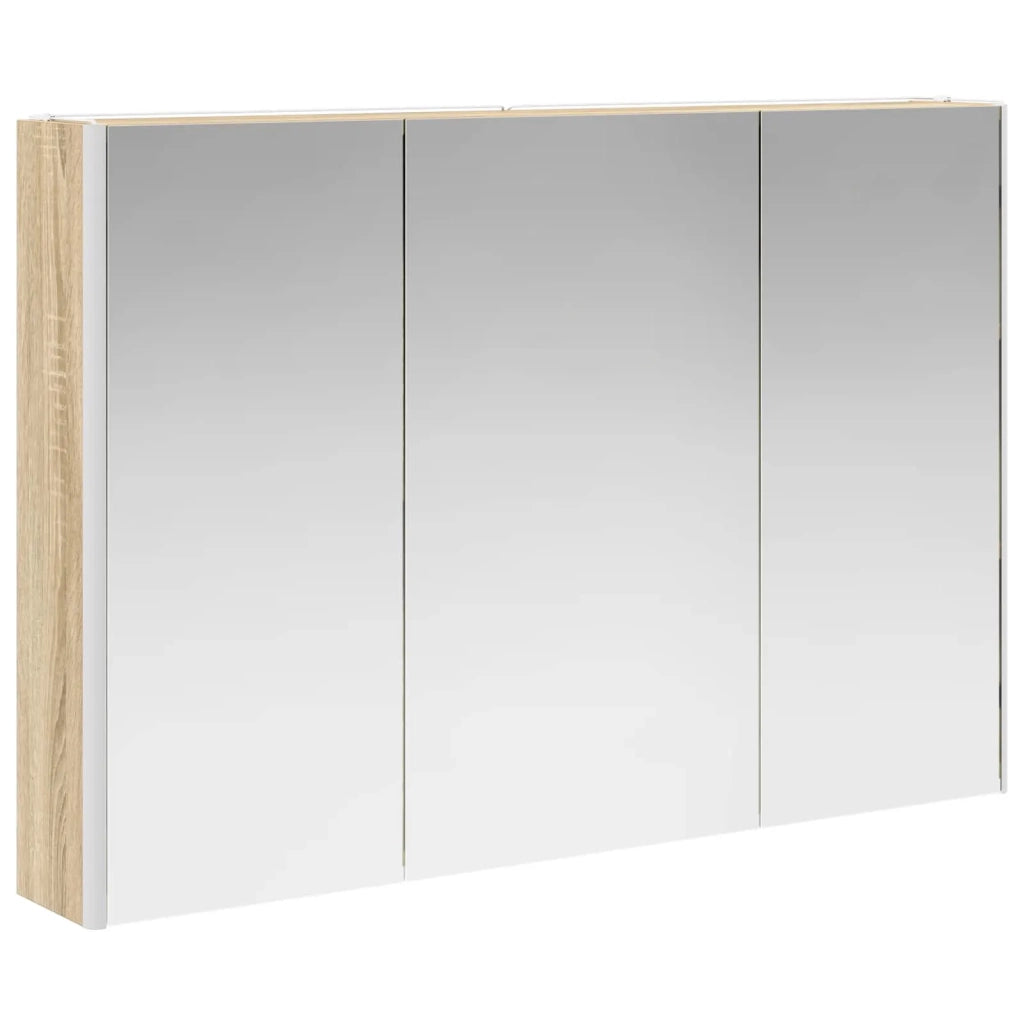 Mobiletto per specchio da Bagno | Armadio da bagno Rovere Sonoma