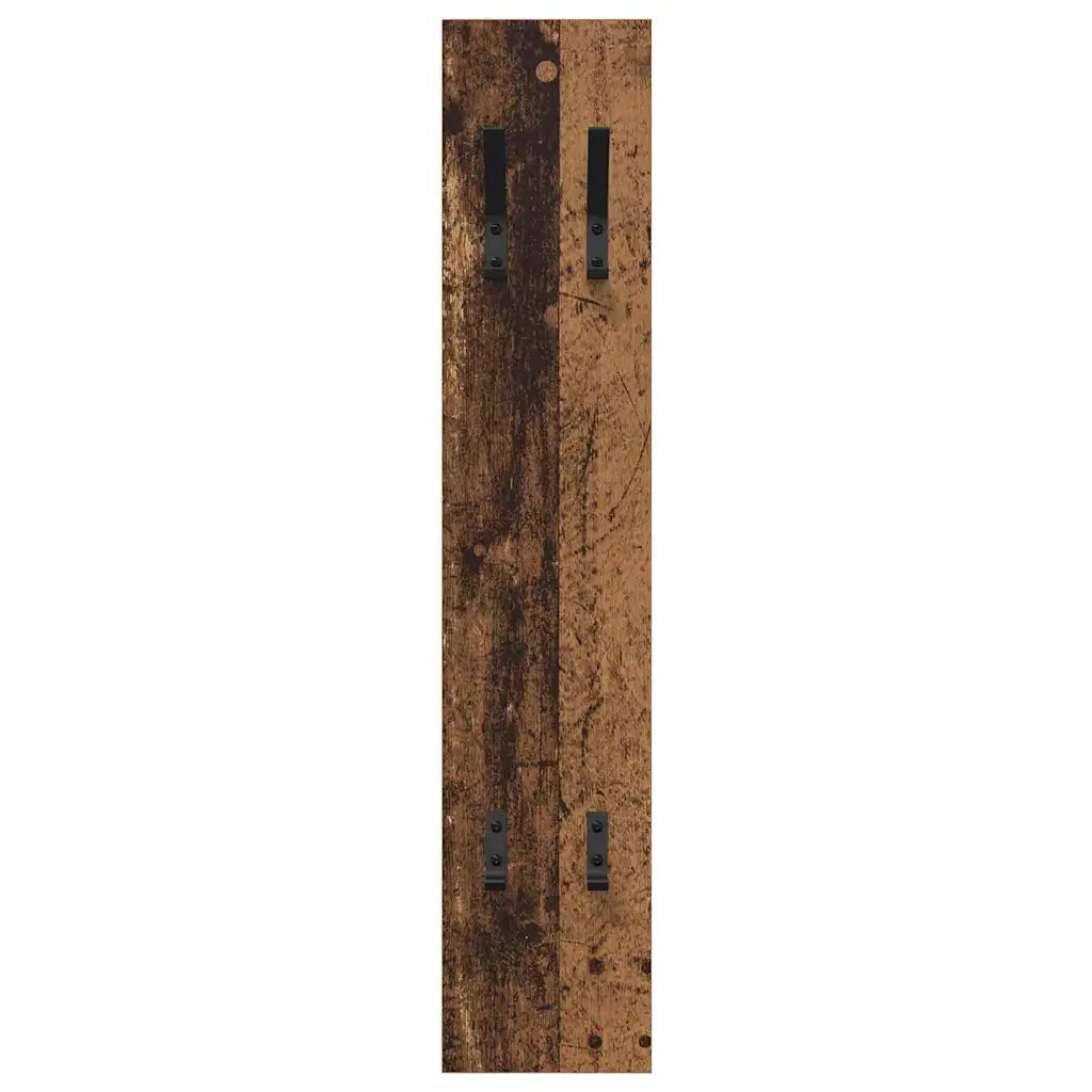 Appendiabiti a muro Legno vecchio 20 x 1,5 x 100 cm 874465