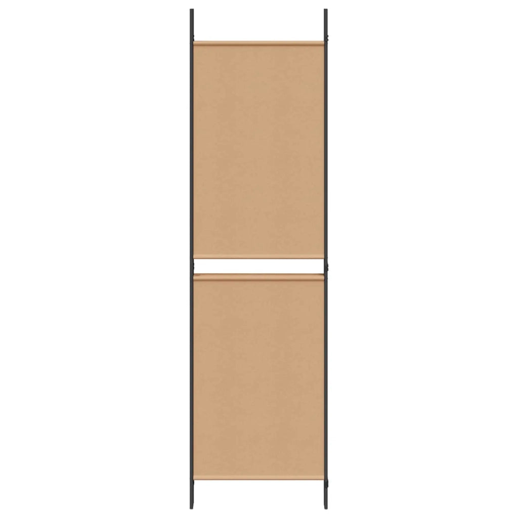 Divisorio Ambienti | Divider per stanze | Paravento a 4 pannelli Beige 200 x 180 cm Tessuto