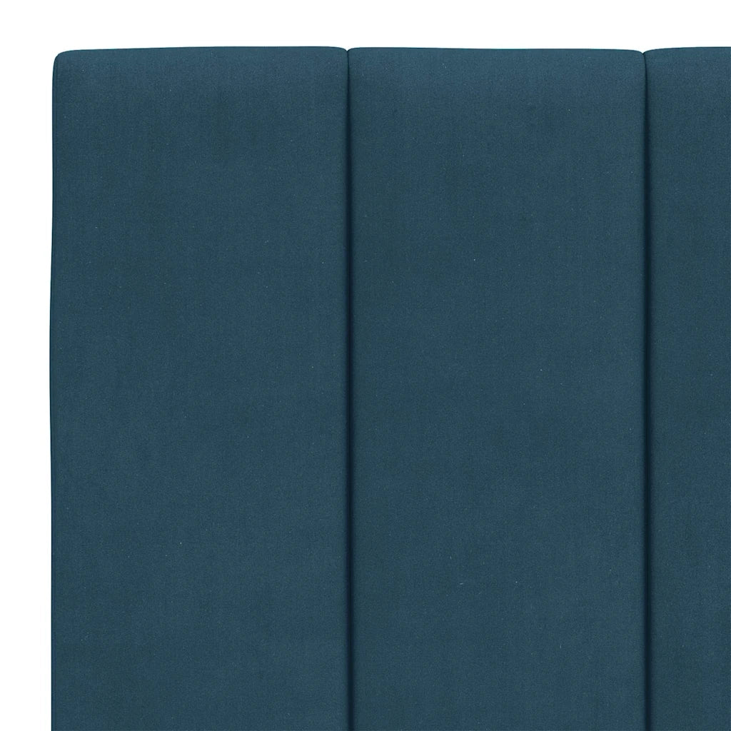 Giroletto senza Materasso Hanko Blu 120x200 cm in Velluto 3207841