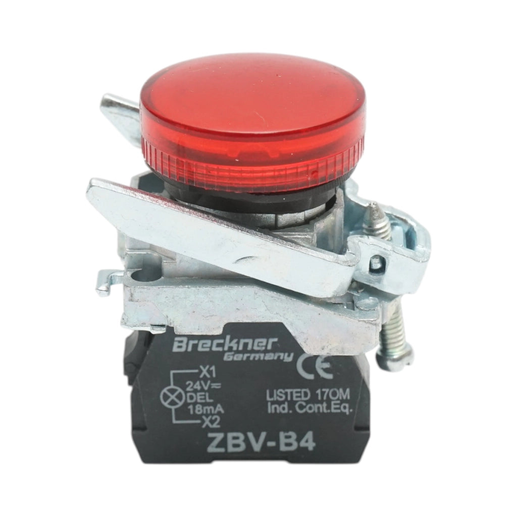 Indicatore di segnale LED rosso 24V, 18mA, TB4 Breckner Germany